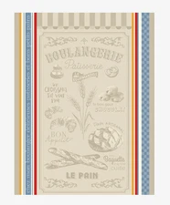French Jacquard Kitchen Dish Towel French Bread Boulangerie - Made in France
