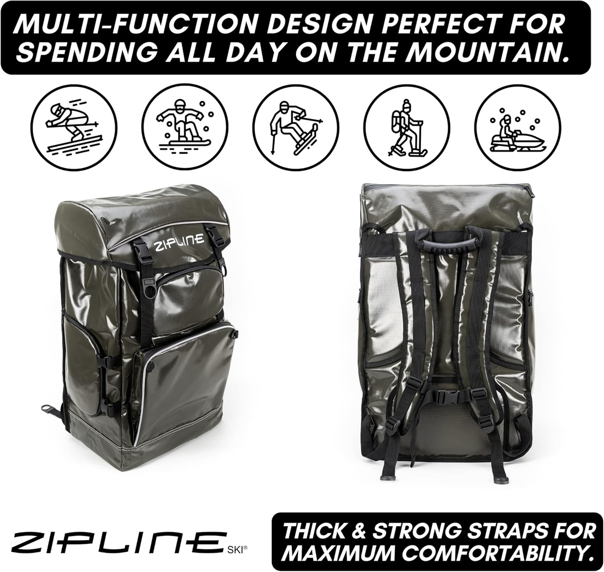 Zipline World Cup Ski Boot Bag Backpack – the Choice Snowboarding