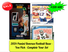 2024 Donruss Football Base Cards #201 - 400 Pick Your Base Cards Complete Your S