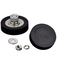 4Pack Pull-Force 40lb Strong Rubber Coated Neodymium Magnet with M6 Male Thread