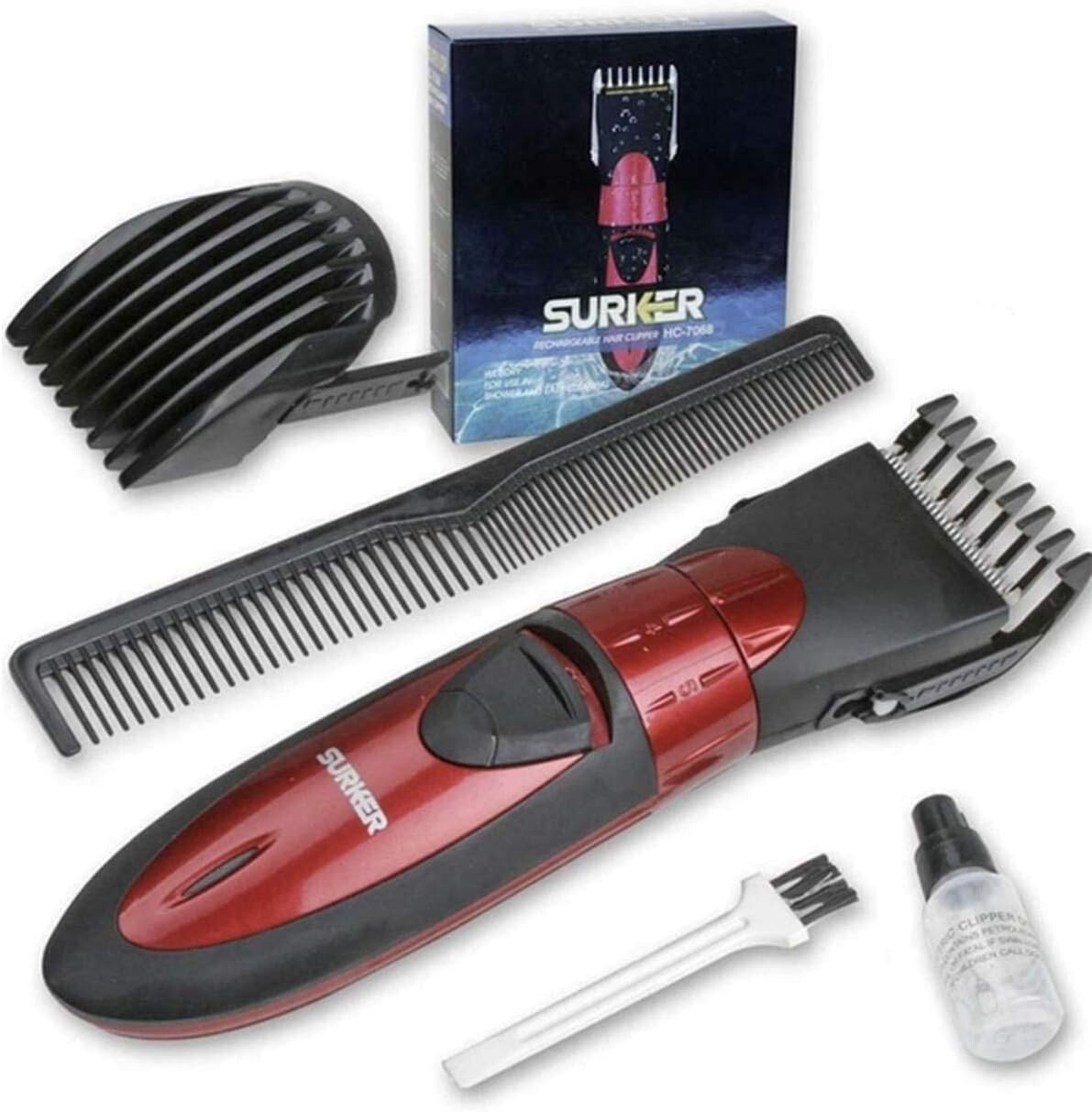 TAGLIA CAPELLI REGOLA BARBA PROFESSIONALE Ricaricabile Rasatura Barba Cordless