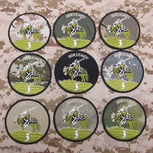 DEVGRU NSWDG SEAL TEAM 3A HORSEMEN Tactics Morale Embroidery Patch Badge - 第 1/21 張圖片
