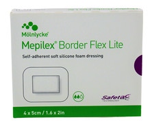 Molnlycke 581011 Mepilex Border Flex Lite Foam Dressing 1.6" x 2" 10/BX Exp 2028