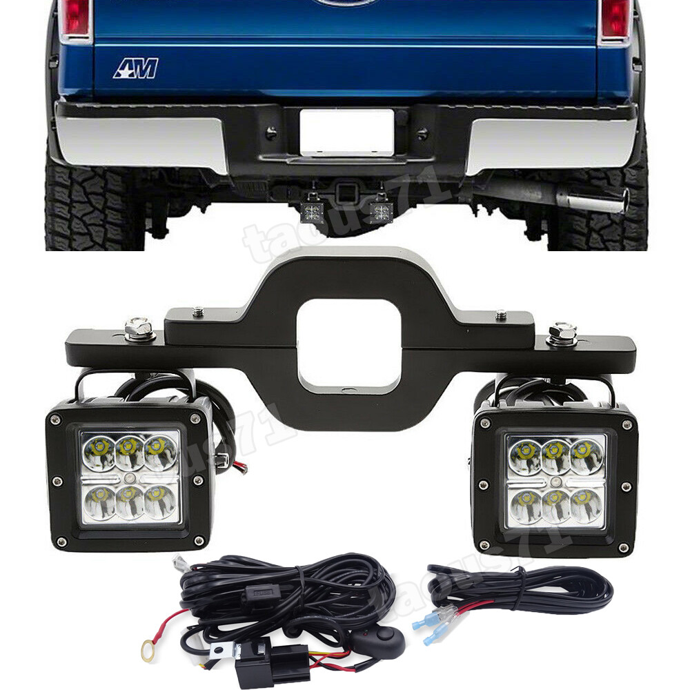 For Chevy Silverado 1500/2500/3500 Backup Rear Tow Hitch 24W LED Light Bar  Kits | eBay