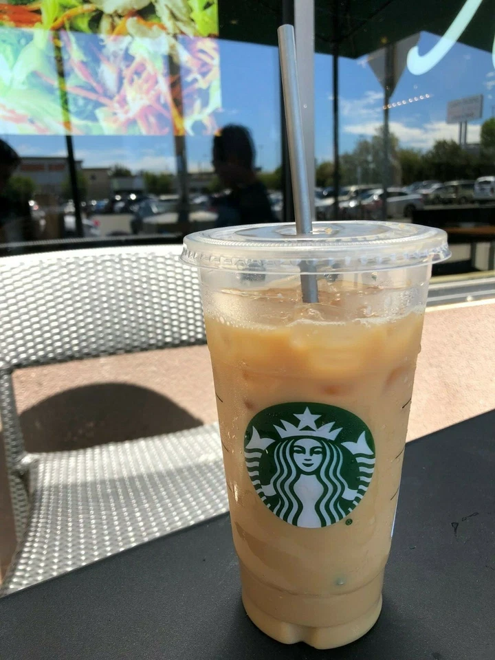 Reusable Titanium Straws 4pack with 2 straight, 2 bent and long brush included   - Image 2 of 4