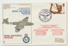 15/11/1972 UK GB Flown Cover - RAF Museum S.C.40 - Gloster Meteor 3 #1