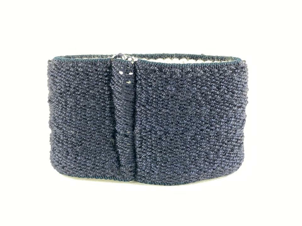 CHANEL 水色 Chanel Ultra Rare Blue CC Logo Wrist Band 7CC124 | eBay