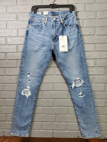 $98 Mens Size 32x34 Levis Premium 512 Slim Tapered Destroyed Jeans  Distressed 194576885274 | eBay