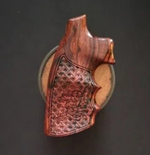 HRV Grips® Colt Python-All/Anaconda-2021 Custom Cocobolo Basketweave Inset Snake