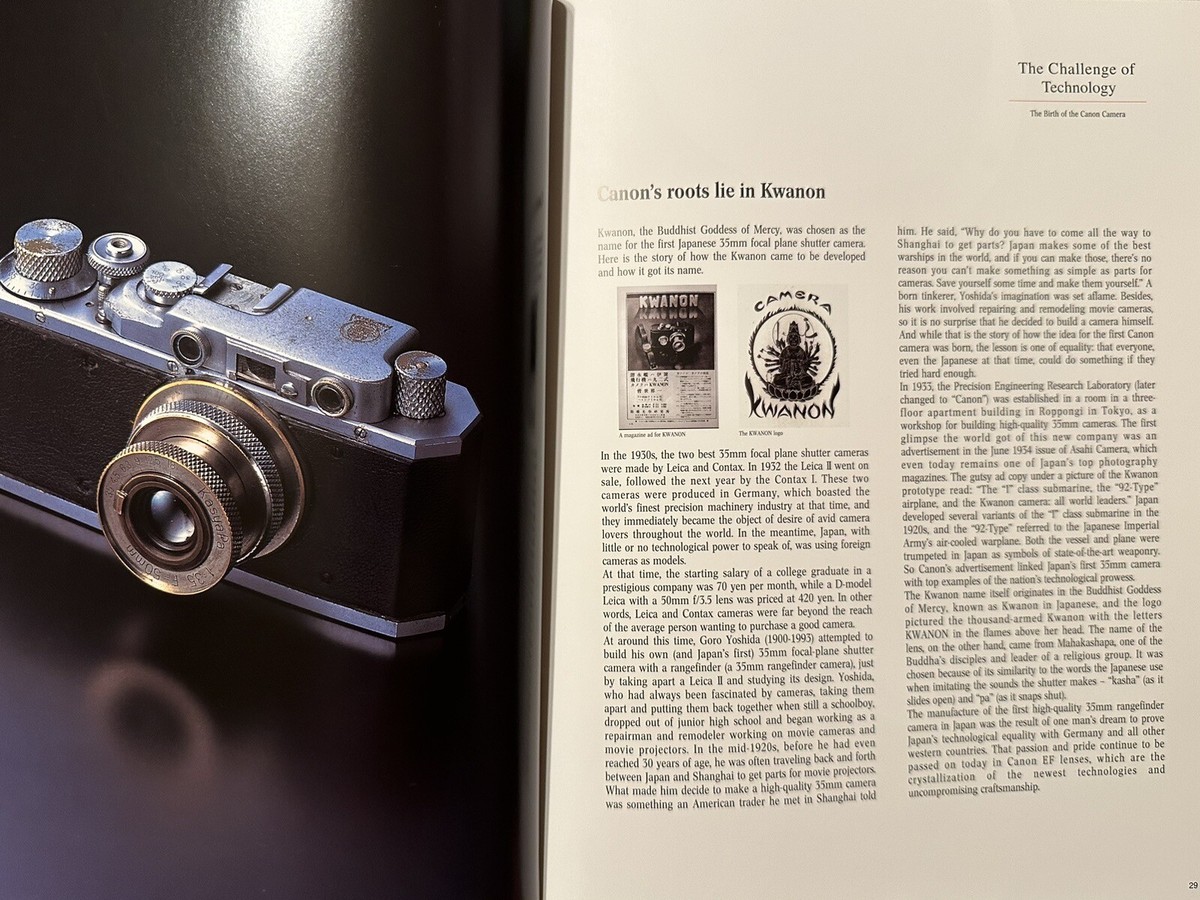 CANON EF LENS WORK III THE EYES OF EOS by CANON Inc. Japan