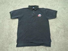 Vintage Planet Hollywood Polo Shirt Mens Large Black San Diego Made in USA
