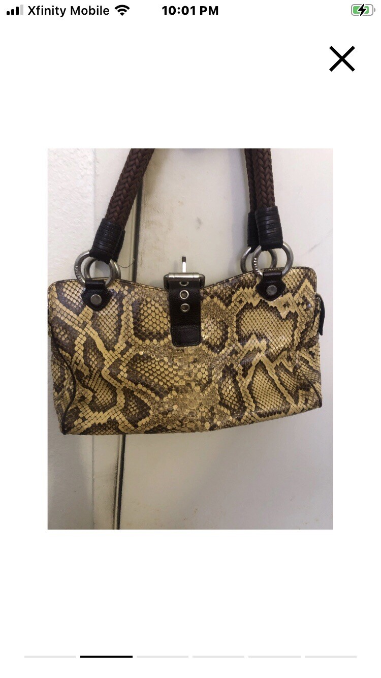 Versace Python Handbag - image 2