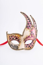 original venezianische Schwan Maske Augenmaske Karneval, Fasching Mosaik