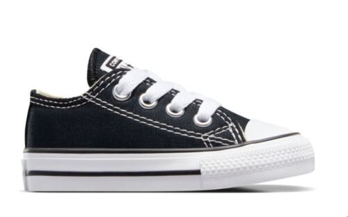 Unisex Toddler Converse Chuck Taylor All Star Classic Low Top 7J235 Black New - Picture 1 of 7