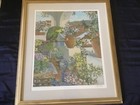 JOHN POWELL ‘PARROT AND ROOF TOPS’ art PRINT limited edition 183/295 FRAMED!!! — photo 7