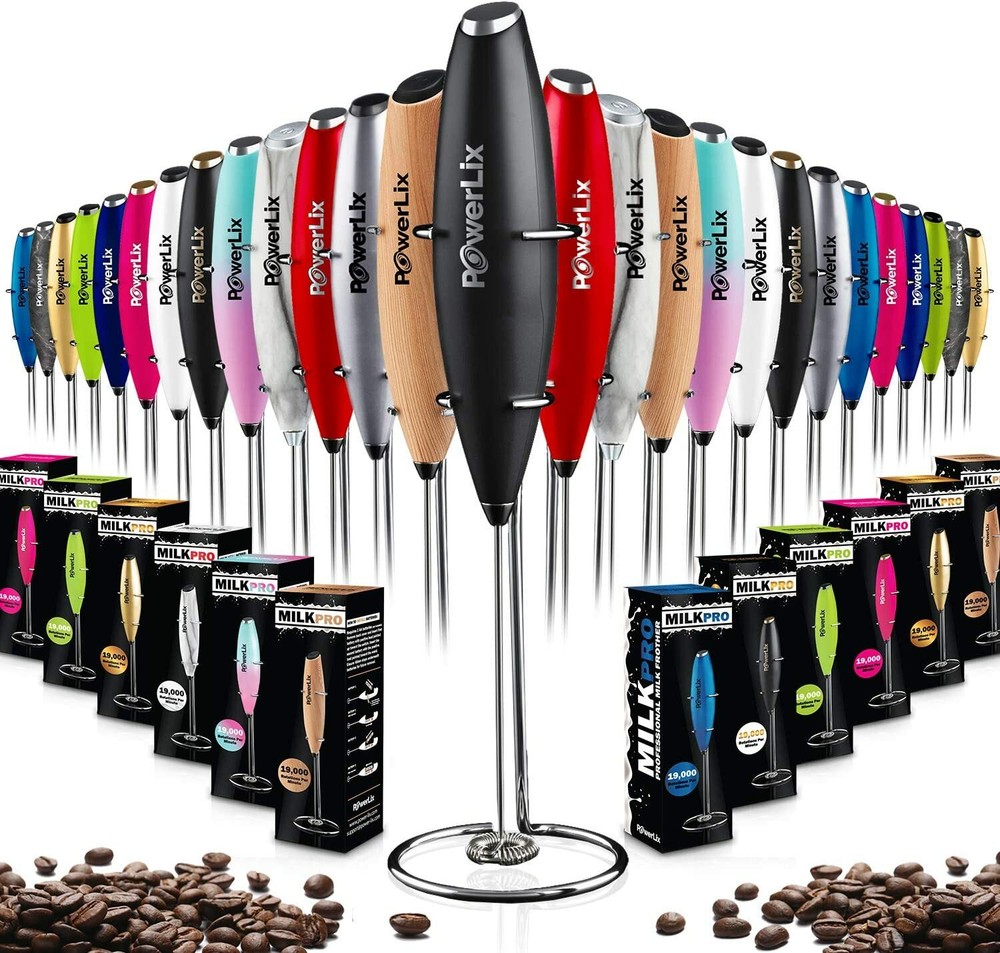 Milk Frother Handheld Battery Operated Electric Whisk Beater Foam Maker