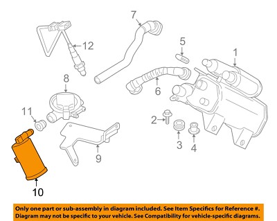 BMW OEM 15-17 X4 Emission System-Vapor Canister Filter 16137446786 