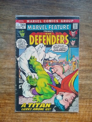 Marvel Feature #3 1972 Featuring The Defenders