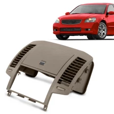 Center Dash Radio Bezel Storage Cubby Vent Brown Fit For 2005-2006 Nissan Altima
