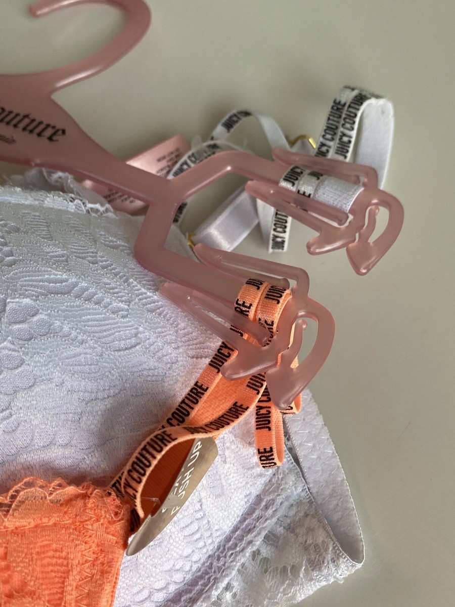 Juicy Couture Bra 2 Pack Sz 34C SEXY Push Up JC3805 White