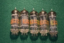 6CM7 RCA NOS NIB Audio Receiver Radio Power Vacuum Tubes Tested Lot of 5