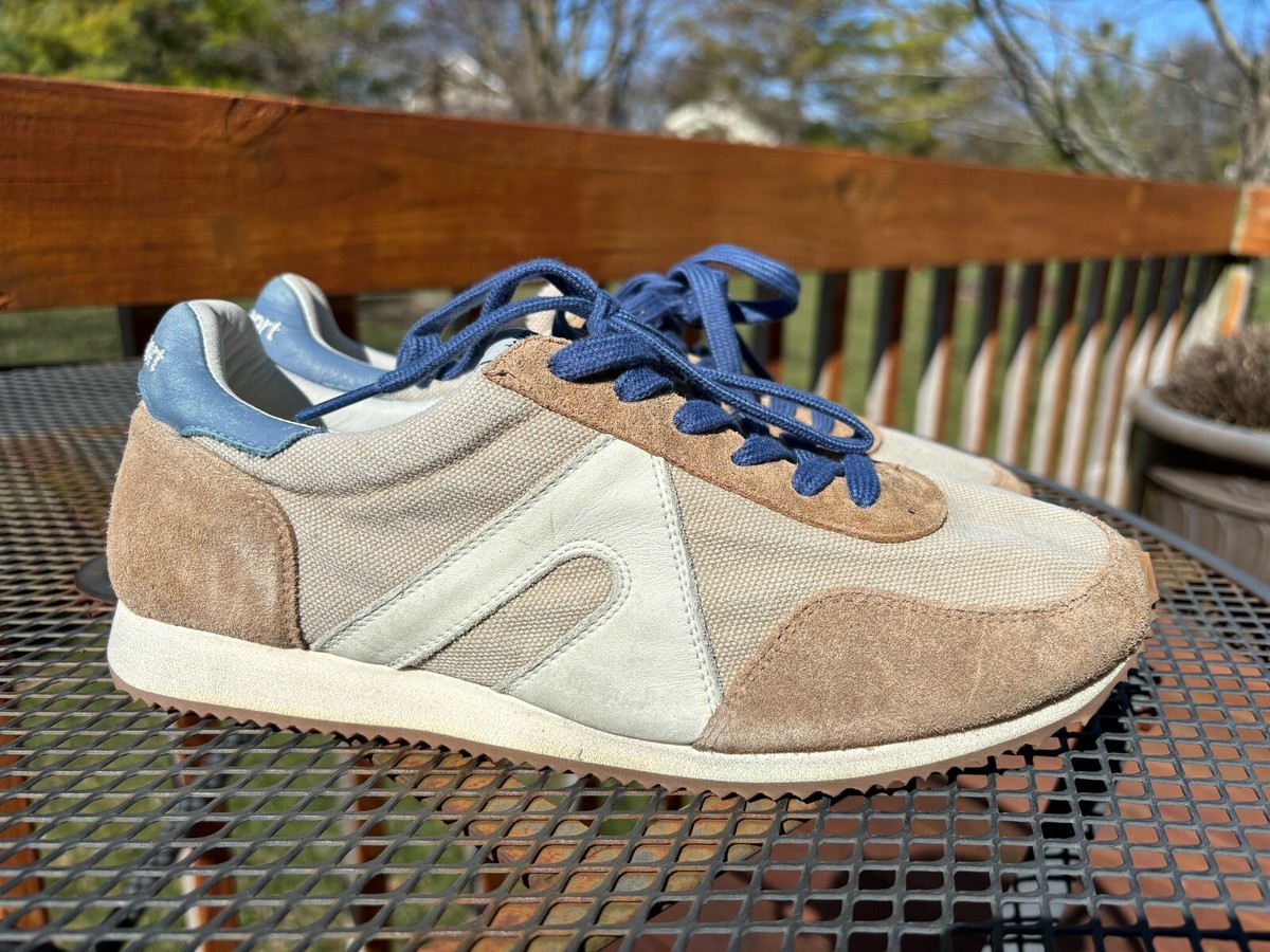 Atalasport Super Canvas Stonewashed Mens Shoes Tan Beige Gray Size