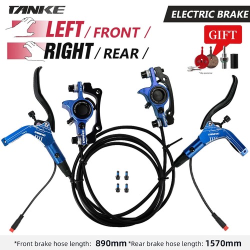 E-Bike MTB Bicycle Hydraulic Disc Brake Set E Scooter Power Control Shifter - Picture 35 of 46