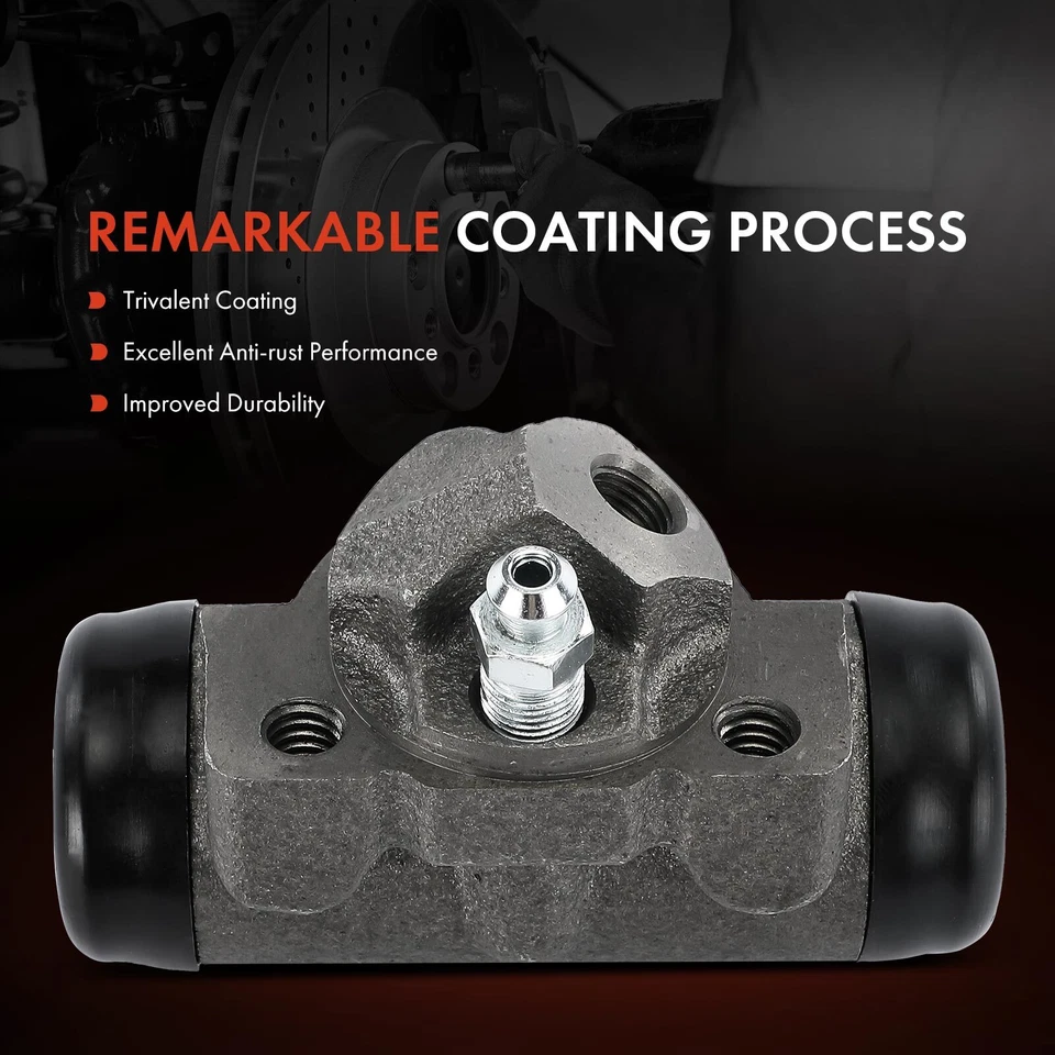 Cilindro de rueda de freno de tambor trasero derecho/derecho para Ford F-250 F-350 E-150 Jeep Dodge Foto 3 de 4