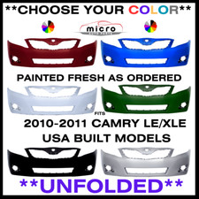 New Front Bumper For 2010-2011 Camry Le/xle Painted Choose Your Color To1000356