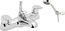 Image of Deva ADORE106 Adore Chrome Deck Mounted Bath Shower Mixer Tap inc Hose & Handset