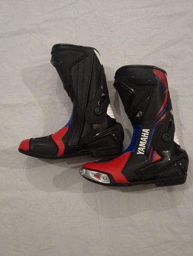 YAMAHA motorcycle leather motorbike racing boots - Picture 6 of 7