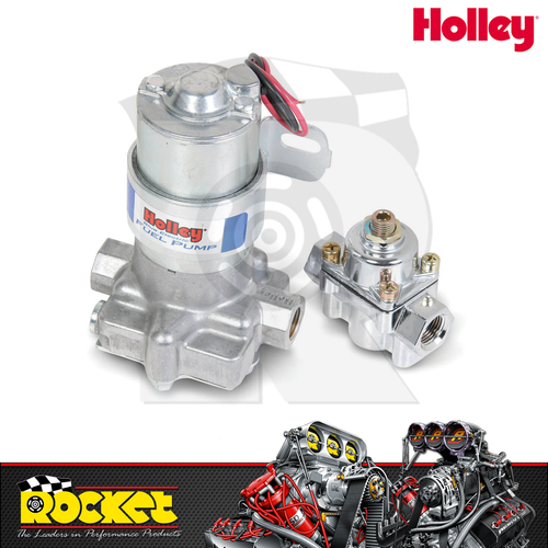 Holley Blue 110GPH Electric Fuel Pump w/ Regulator HO12802 eBay