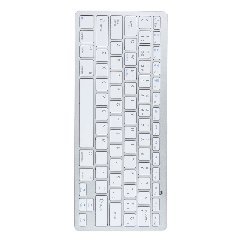 78 Keys Spanish Wireless Keyboard Thin Lightweight Silent Spanish Kit - Image 3 of 4