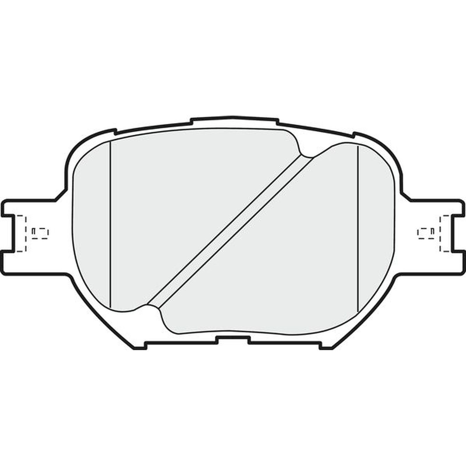 Apec Blue Brake Pads - Front PD3525 - For Toyota - OE Quality & Specifications