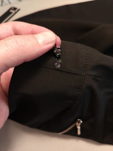 Dahlia Collection Women's Stylish Dress Pants Size 4P Black Rhinestone Decor - Picture 24 of 24