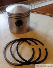 AJS/Matchless Piston 350cc +060 Iron Head 1933-46.  9990.060. piston