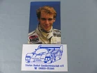1984 Stefan Bellof Maredo Motorsport Driver Card + A14 Sticker