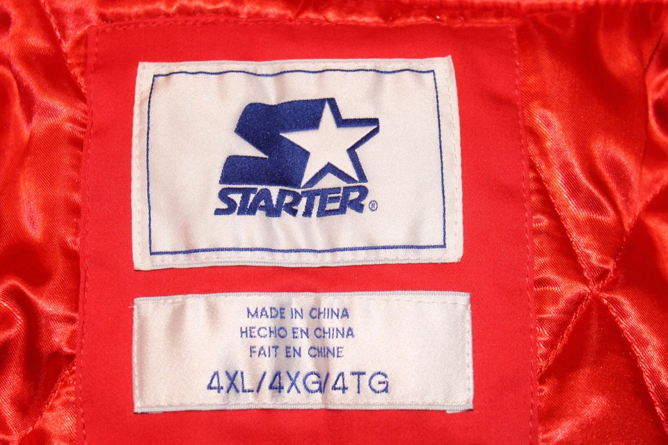 CHAQUETA/ABRIGO VINTAGE STARTER CHICAGO BULL PUFFER TALLA 4XL ALTO XXXXL Foto 4 de 4