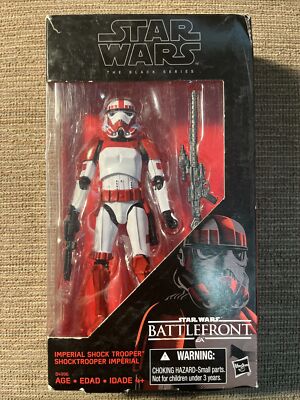 Figura De Acción Star Wars Imperial Shock Trooper - Black Series, 6 Pulgadas, Coleccionable