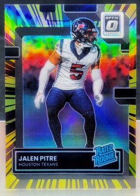 Jalen Pitre Texans RC 2022 Optic Electricity Prizm Ultra Rare SSP # /65  