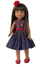 WW Authentic AG, Janie and Jack Wrapped in Roses Dress Set for 14.5" Dolls