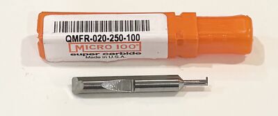 Micro 100 Solid Carbide Quick Change Grooving Tool 2.8mm Min Bore 1/4'' Max