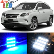 17 x Premium Blue LED Lights Interior Package for Lexus RX350 RX450h 10-15 +Tool