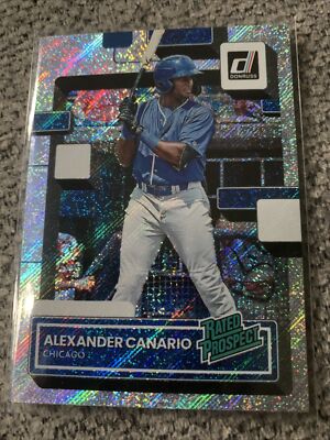 2022 Donruss Alexander Canario Rated Prospect Vector Parallel Cubs RP-12