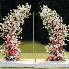 Arched Frame Set Of 2 Wedding Metal Arch Backdrop Stand Background Decoration