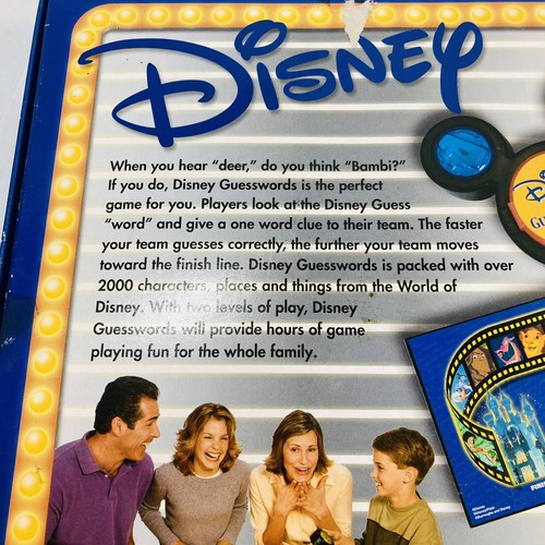 Gioco da tavolo elettronico Disney Guess Words 2001 vintage completo Mattel - Foto 11 di 11