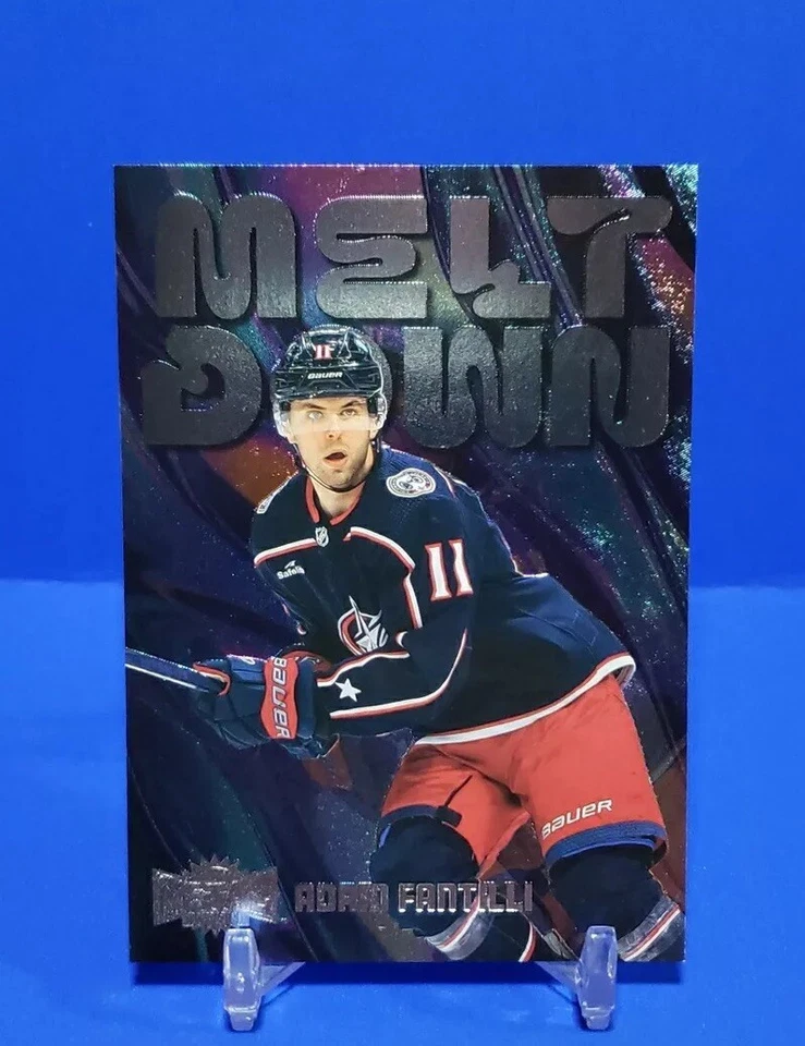 💯 2023-24 Metal Universe Adam Fantilli Meltdown #M-24 Columbus Blue Jackets 💯 - Image 2 of 4