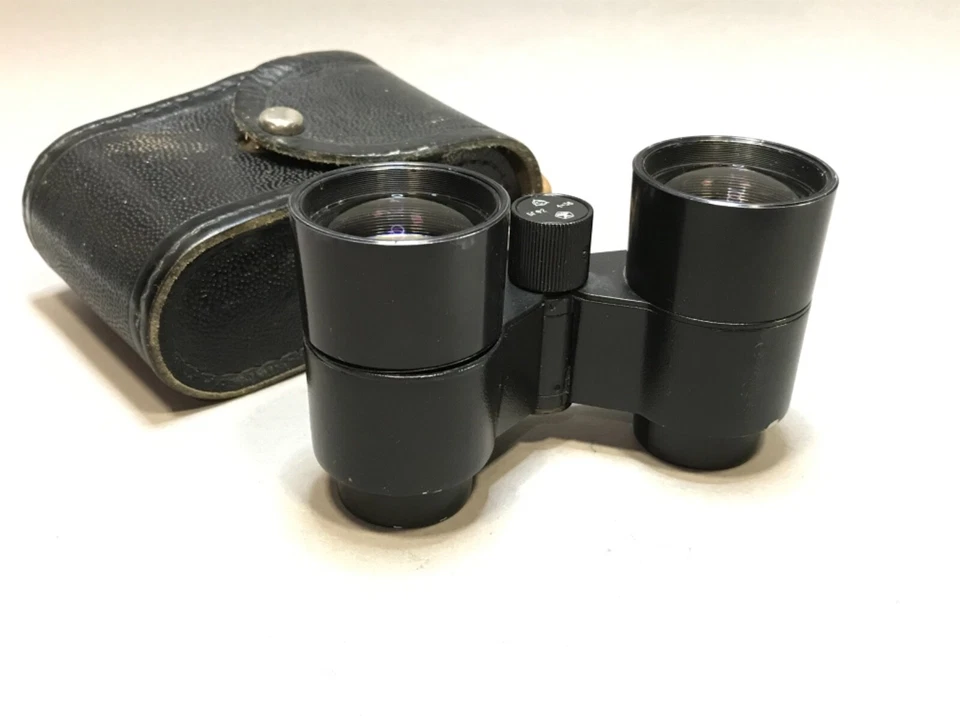 Binoculars USSR BGF 4x36 Opera Travel Sports Fishing + Leather Case - Image 2 of 4