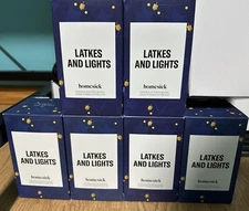 Homesick Premium Scented Candle, Latkes and Lights, NEW, 13.75 oz 60-80 Hr Burn