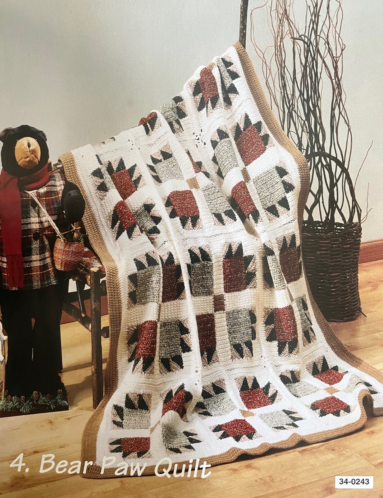 HERRSCHNERS Award Winning CROCHET Afghans 2002 4 Crocheted Throw